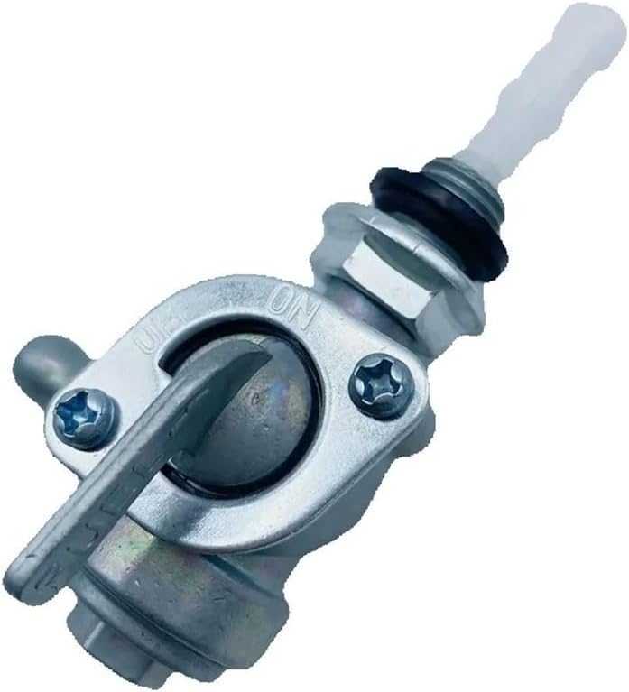 Left Port Male Thread Tank Shut Off Petcock Fits for 168 170 188 190 GX200 GX390 GX420 2KW 5KW 8KW(P01021)