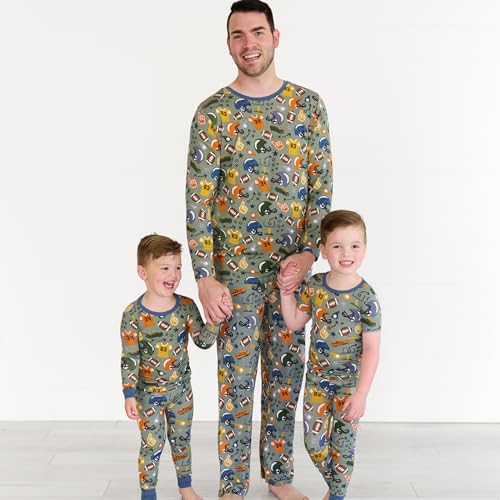 Image of Little Sleepies Mens Pajama Pants, Soft Viscose from Bamboo PJ Bottoms for Family Matching Set, Mens Sleepwear PJs w /Pockets