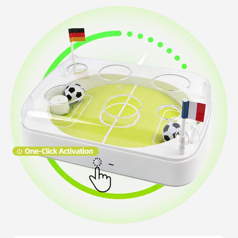 Juguete eléctrico de pelota de fútbol para gatos, juguete interactivo para mascotas con hierba gatera, movimiento automático para gatos de interior, ejercicio y estimulación mental para simulación de
