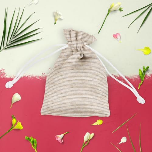 Image of ArtzFolio Natural Texture | Pouch Wrist Potli Bag | Bag for Weddings & Casual Parties