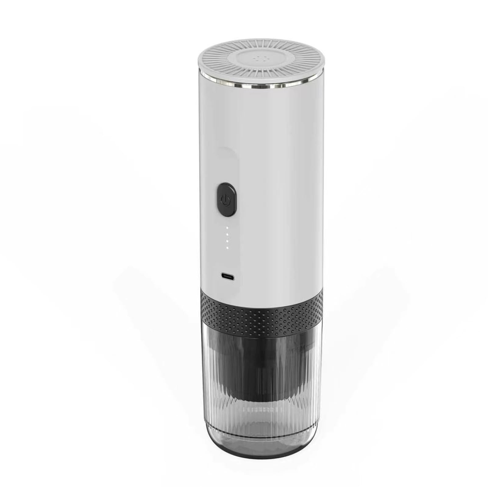 Máquina de café Portátil, 20 Bar de Presión Recargable USB C Portátil para Viajes, de Viaje con Cápsulas de café Molido de Doble Uso Calentamiento Rápido 7500 MAh (WHITE)