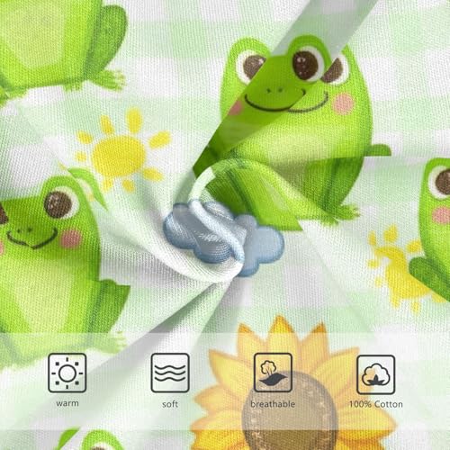 ODAWA Cute Cartoon Frogs Soft Cotton Underwear Tagless 2T Underwear3