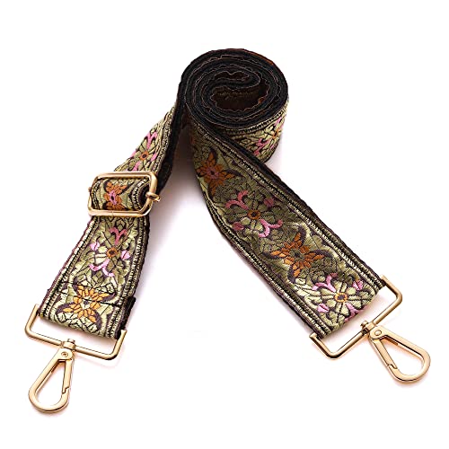 Image of S-Jacorry Purse Strap Replacement Crossbody Wide Shoulder Strap Adjustable Canvas Straps Handbag Strap Replacement Belts