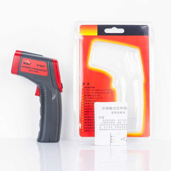 ST530+ Industrial Non-Contact Infrared Temperature Gun with Laser Pointer Temperature Range: -32 °C ~ + 550 °C (-25.6 °F ~ + 986 °F)