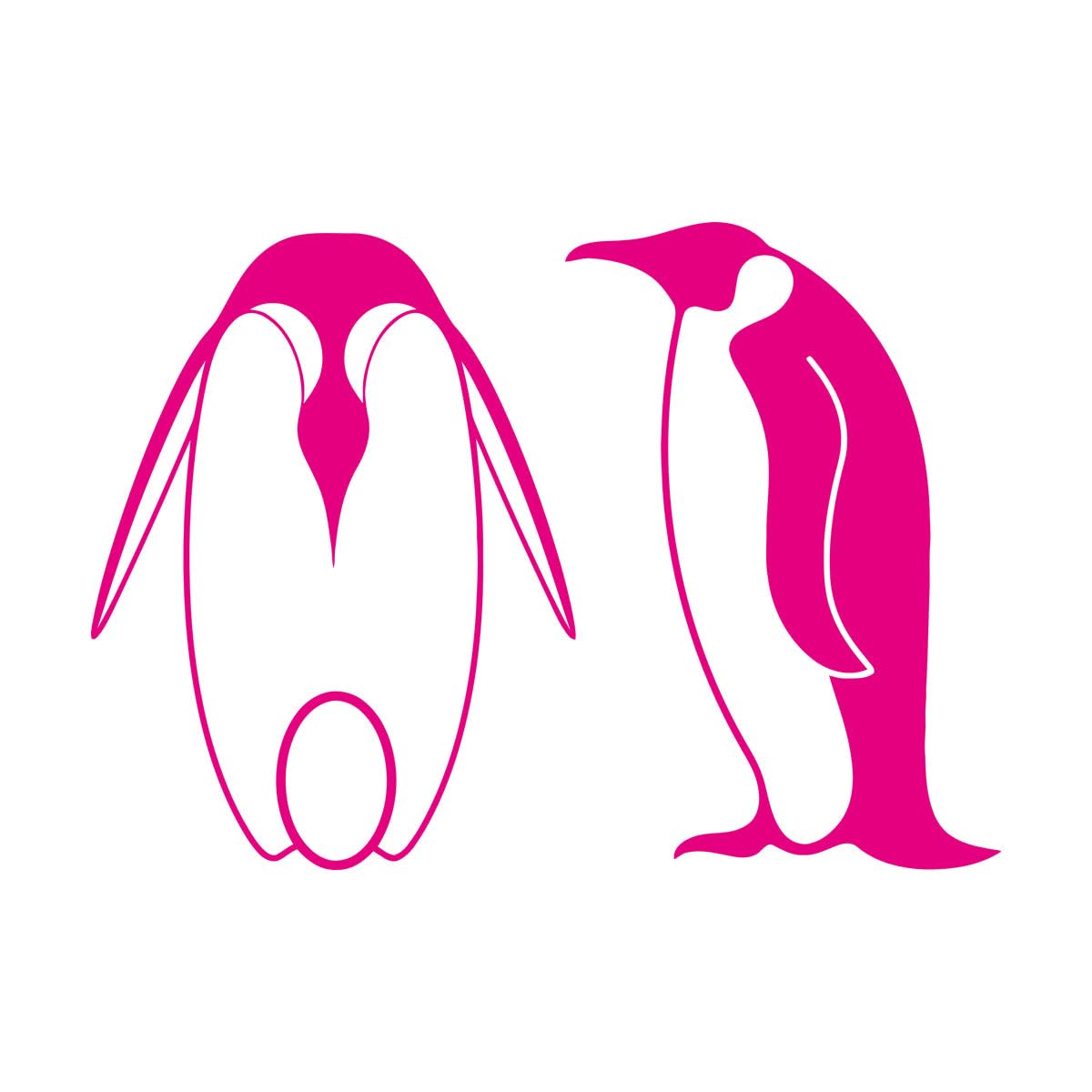 Mural and Wall Vinyl Decal Penguins Animal Kids 81x115.2cm Do not Damage the wall Surface Extra Large Rosered