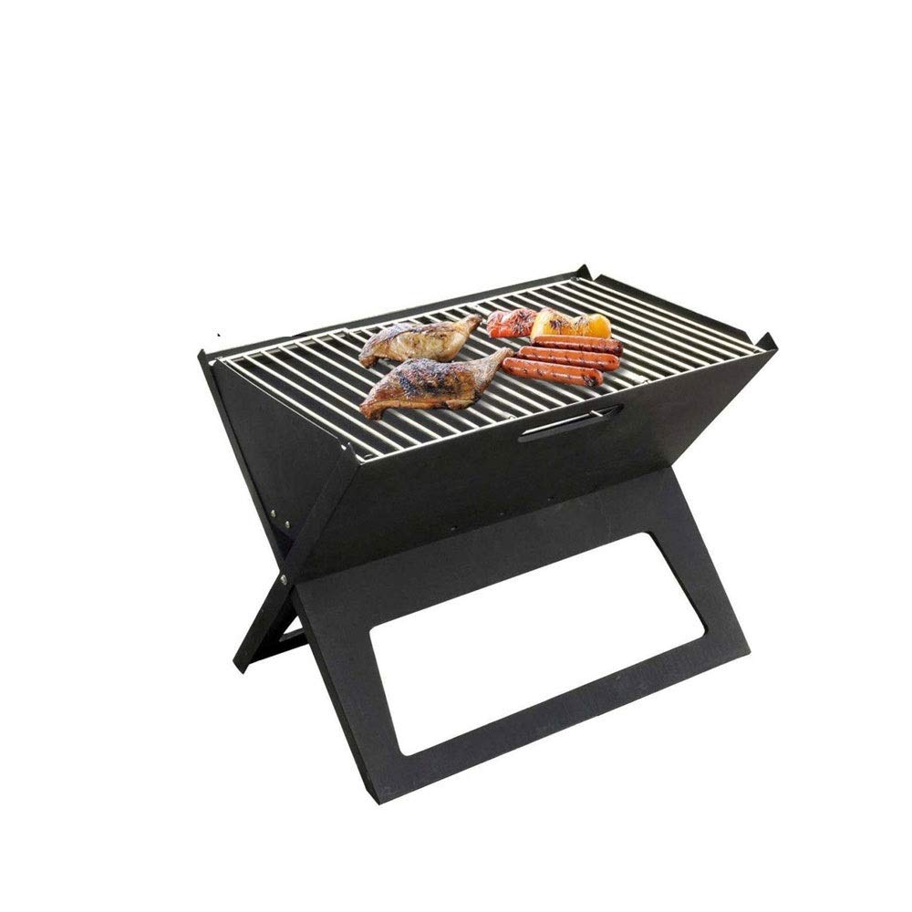 bbq stand, BBQ Grill Outdoor Folding Charcoal Barbecue Portable Thicken X-type Carbon Mini Vertical Household Oven Camp Grills