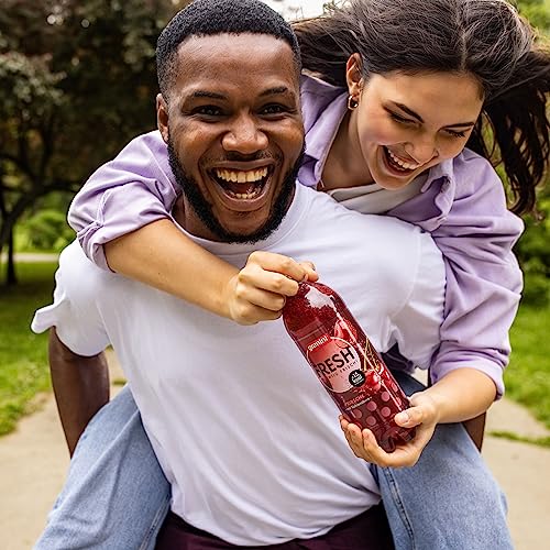 granini FRESH Kirsche (6 x 0,75l), Kirsch-Erfrischungsgetränk, mit Kohlensäure, echte Früchte, wenig Kalorien, ohne Süßungsmittel, vegan (Packung mit 2)