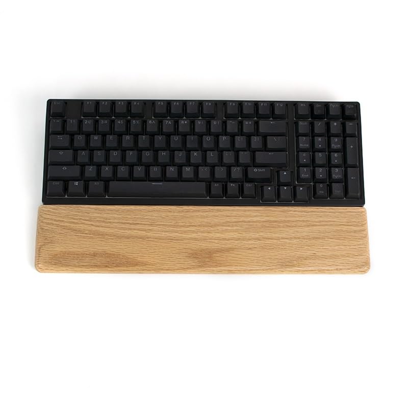 Handgelenkauflage für Tastatur, Handballenauflage aus Holz, bequeme Tastatur-Handgelenkauflage für Computer, Laptop, Zuhause und Büro (A, 33 cm)