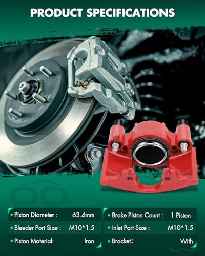 Image of SCITOO Front Left+Right Brake Calipers Without Bracket 184299 184300 Compatible For Cadillac 1990-1993 1998-2000 For Chevrolet 1988-2002 For Dodge 1994-1999 For GMC 1990-2002