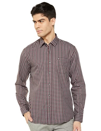 Image of Arrow Men's Cotton Solid Slim Fit Shirt