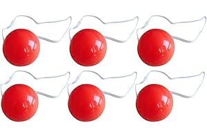 12-Pack Blinking Red Reindeer Noses Perfect for Festive Merriment