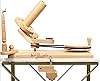 Large Handcrafted Wooden Yarn Winder & Swift – Breachwood Ball Winder for Crocheting, Knitting, Weaving – Heavy-Duty Yarn Winder for 10-16 oz Skeins(Beechwood Combo) #3