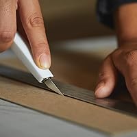 Vista 6 de Fiskars Exacto, cuchillo de precisión para manualidades, hoja multiusos con cubierta protectora, acero y 196010-1006 hojas número 11 estándar, 5