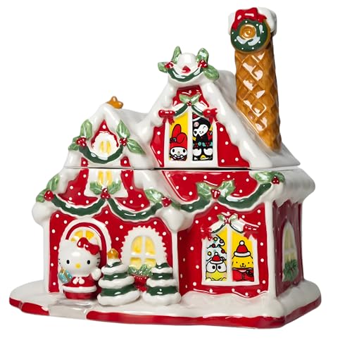 Hello Kitty Gingerbread House Jar