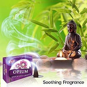 Opium case of 12 boxes 10 cones each hem incense from india  urban country home decor