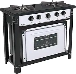 Fogão Industrial 2 Bocas Com Forno Bravo Branco BR2BFBR Venâncio