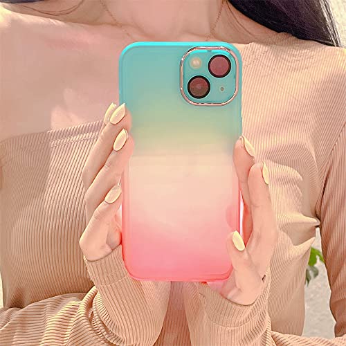 Coque dégradée vert rose pour iPhone XS Max idéale au quotidien