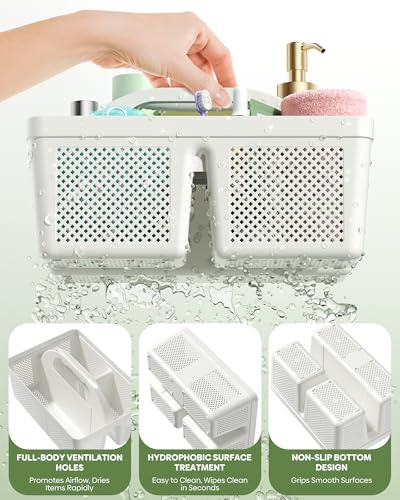 47% Off 4-Pack Portable Shower Caddy Organizer with Handle