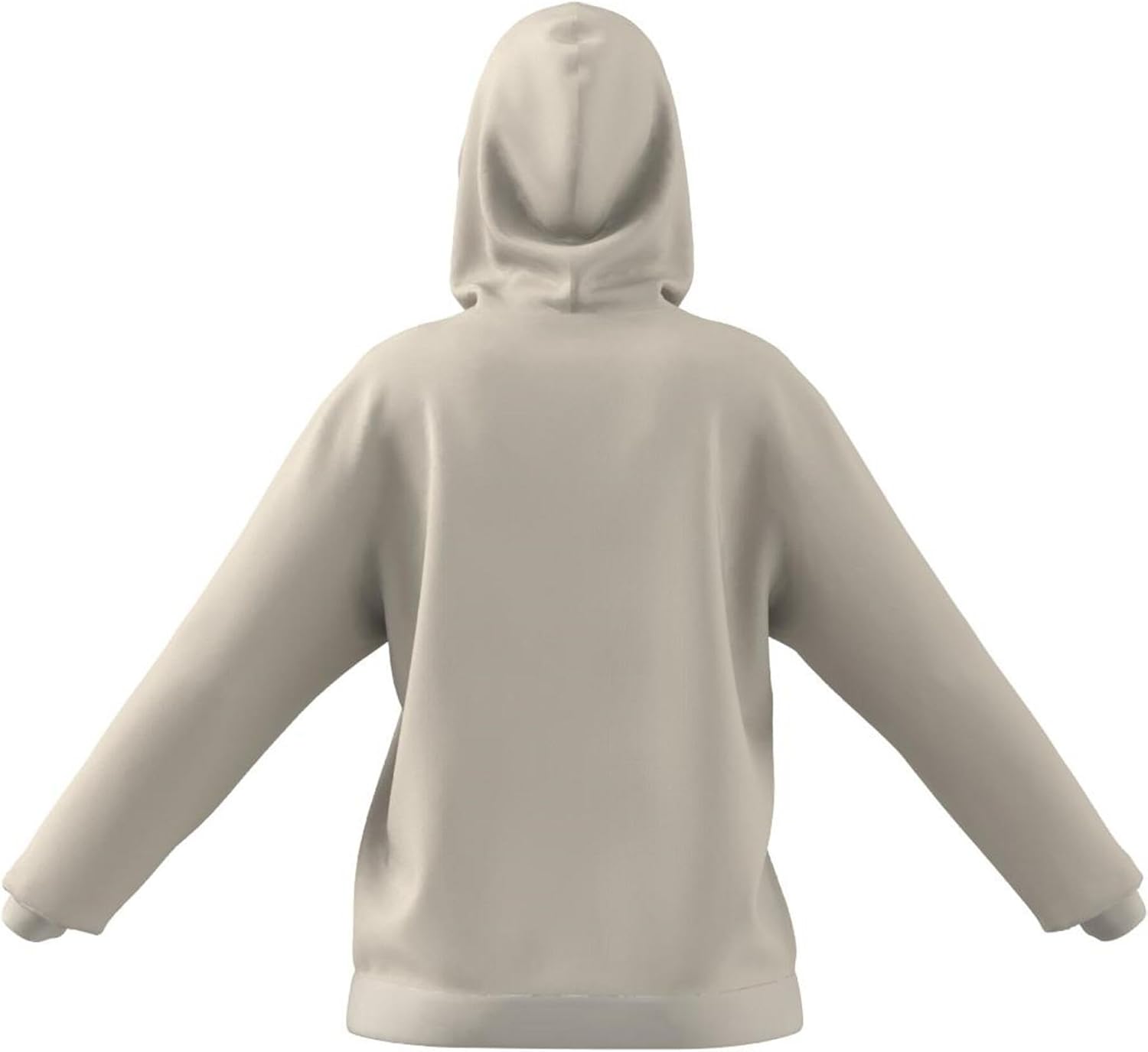 adidas Women's Brand Love Hoodie Sweatshirt, Off-White/Light Pink - Image 5