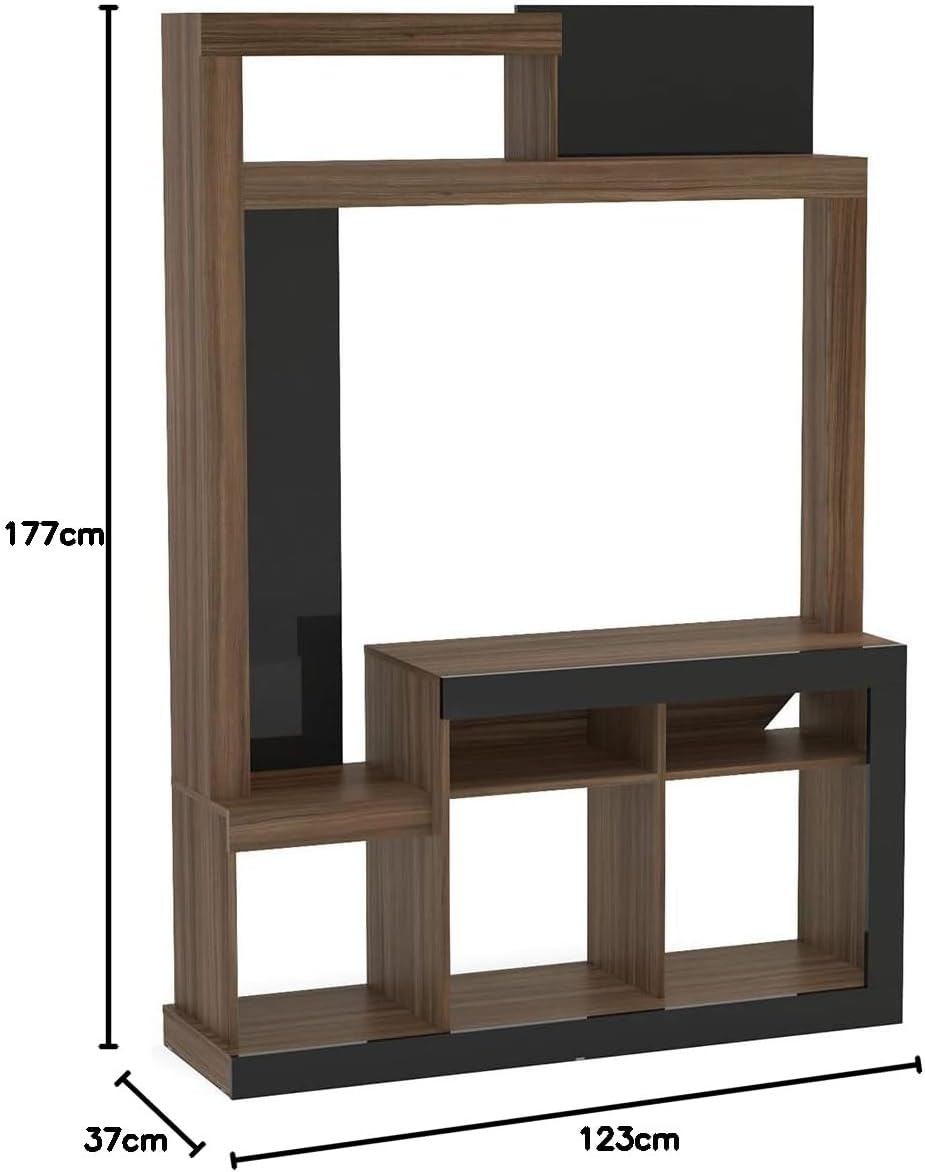 Simplified diagram of the Orka Entertainment Center with overall dimensions in centimeters.