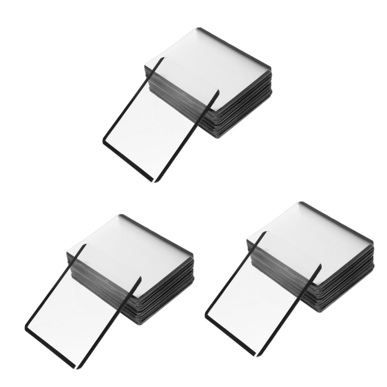 Didiseaon 3 Series Fundas Para Tarjetas De Protector Transparente Para De Almacenamiento Y Para Trading Cards Mesa 20 Piezas*3
