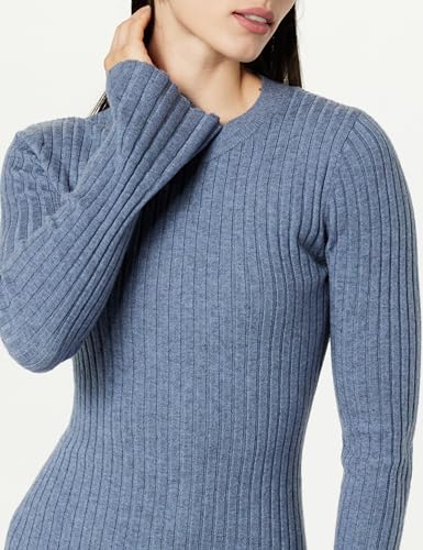 Image of The Drop Womens Fernanda Bell Sleeve Ribbed Sweater Dress