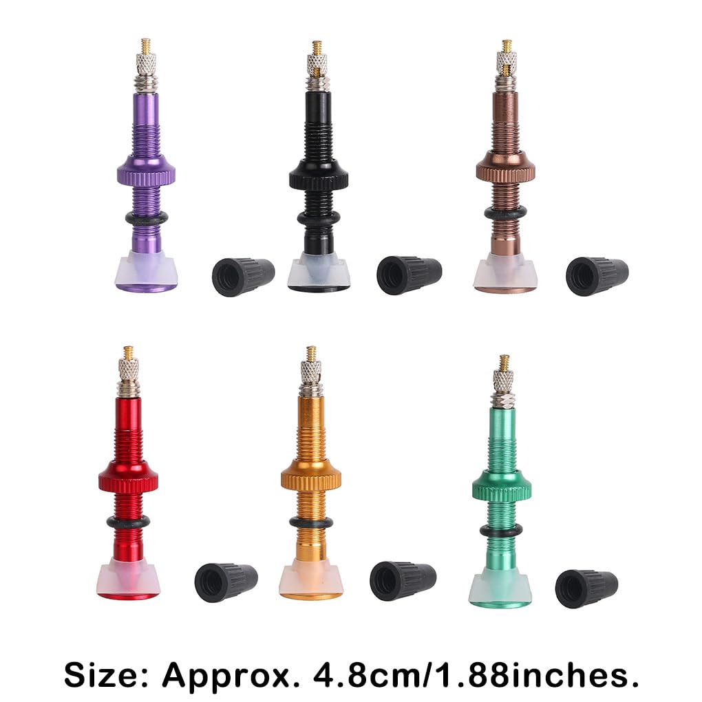 Set di 10 valvole per pneumatici fai da te accessori per ciclismo artigianato nucleo ruota ugello in metallo mini dimensioni pratica installazione tubeless stelo verde