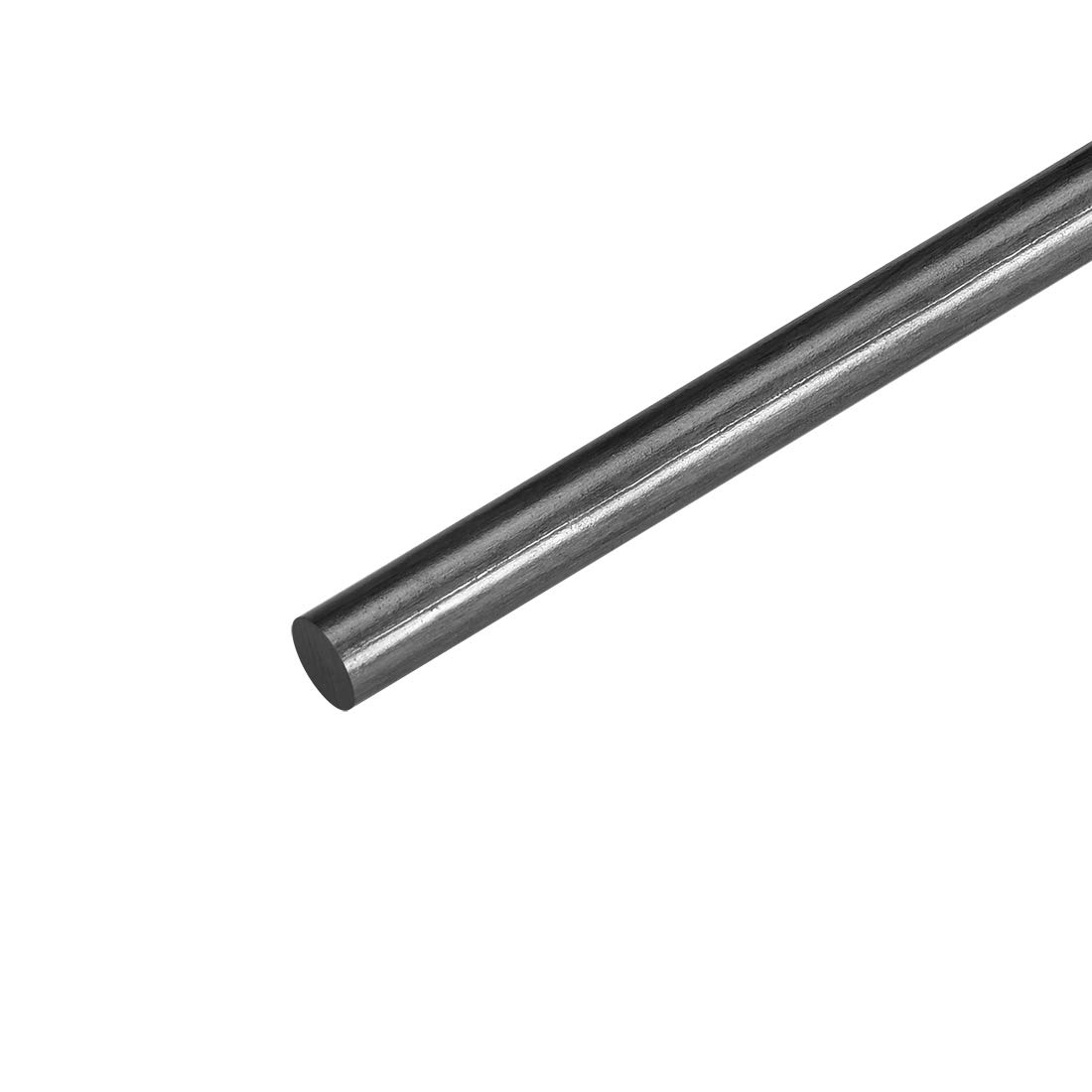 sourcing map Carbone Fibre Barre Support Pôles pour RC Avion Bricolage Artisanat 4mm Matte Pôle 400mm 15.7 Pouces 5pcs