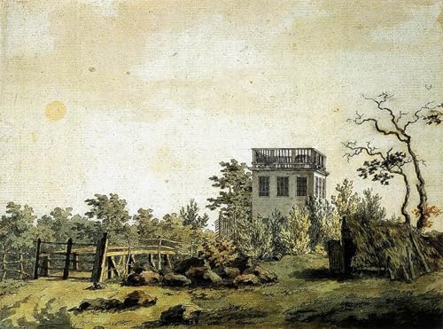 Cuadro pintura al óleo de paisaje SERENDIPITP 60x90cm para salón o dormitorio