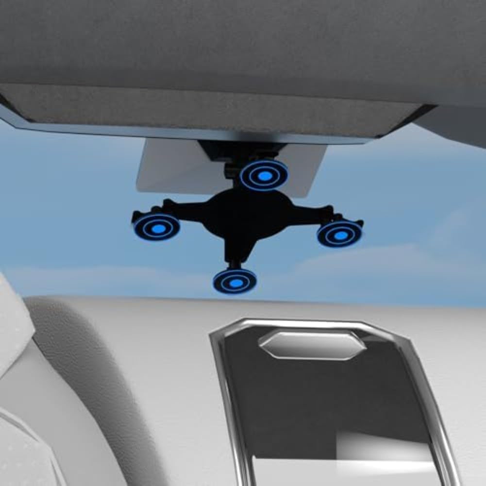 Support de voiture à ventouse puissante avec angle réglable pour Starlink pour Mini, construction en métal pour une installation sûre sur les toits de camping-car, les toits ouvrants et les bateaux