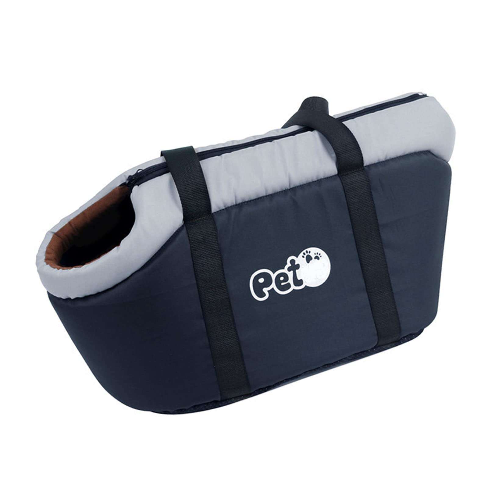 Borsa da Viaggio per Gatti, Morbida e Traspirante, Borsa da Trasporto per Animali Portatile Pieghevole e Impermeabile con Spallacci per Lo Shopping, Viaggi,(43x30x28cm/17.0x11.8x11.0in-Nero)
