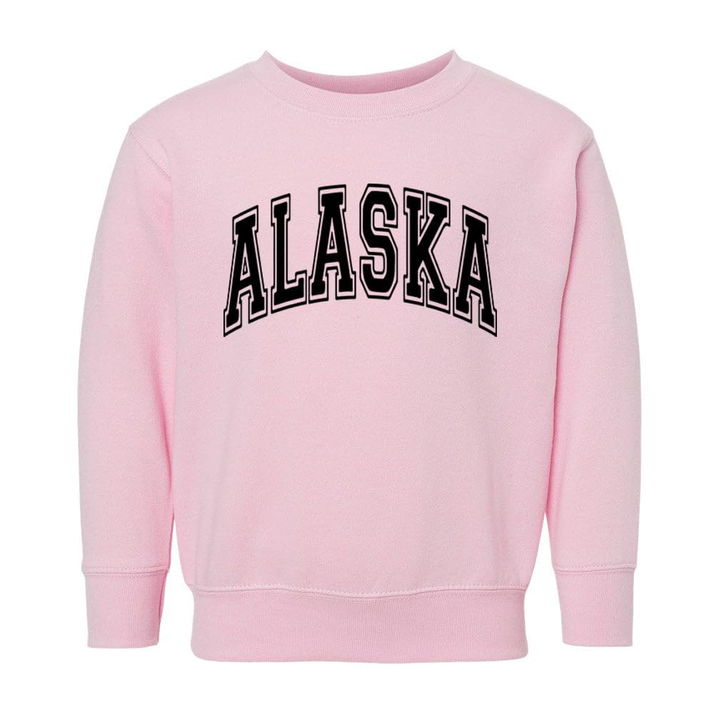 Arch Alaska Kids Sweatshirt Toddler 5T Pink