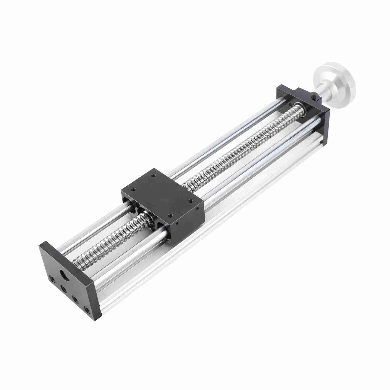 RiToEasysports Guide de Rail Coulissant Linéaire, Vis à Billes CNC à Course de 300mm, Roulement Robuste pour Machines de Production de Laboratoire Optique