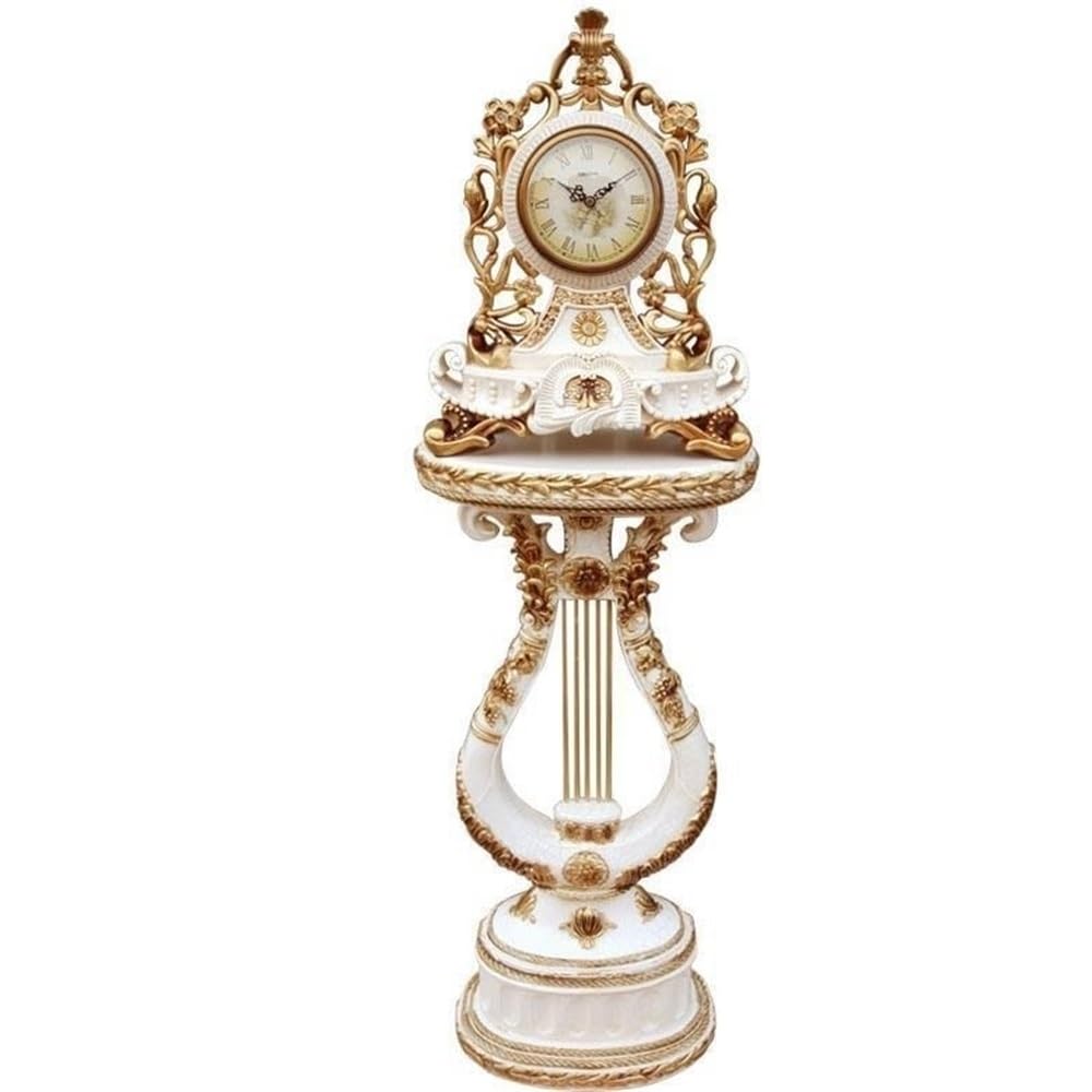 WANGHAI-666 Grandfather Clocks Floor Clock, Grandfather, Stand Metal Analog Standing Coffee Home Decor