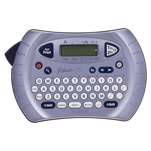 Brother P-touch Label Maker, Personal Handheld Labeler, PT70BM, Prints 1 Font in 6 Sizes & 9 Type Styles, Two-Line Printing, Silver