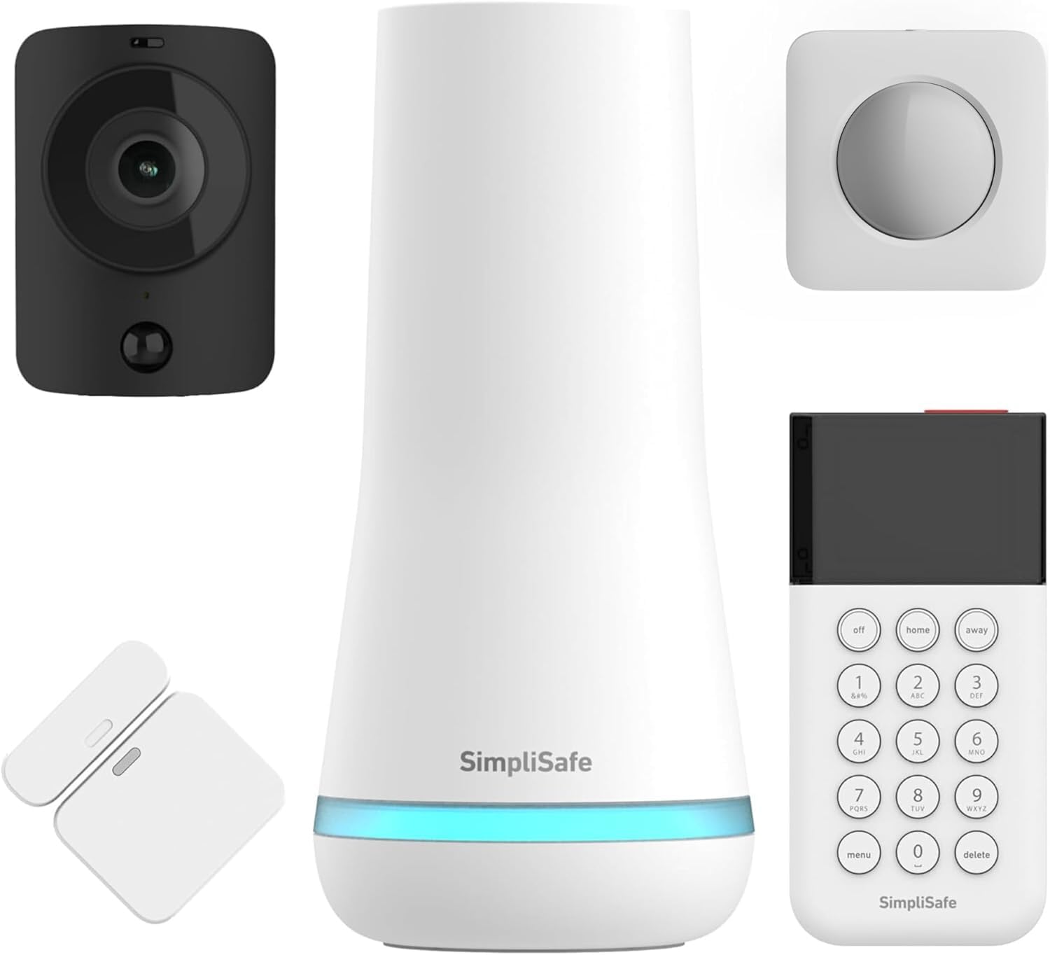 SimpliSafe Home Security Systems | 5 Piece Home Security Camera & Alarm System with Entry & Motion Sensor - Optional Monitoring Subscription - Compatible with Alexa