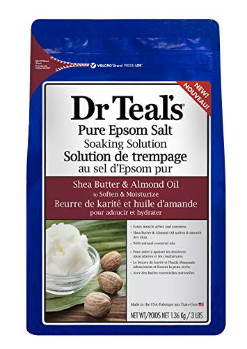Pure Epsom Salt Teal's Soaking Solution, Shea Butter & Almond Oil, 48 Oz
