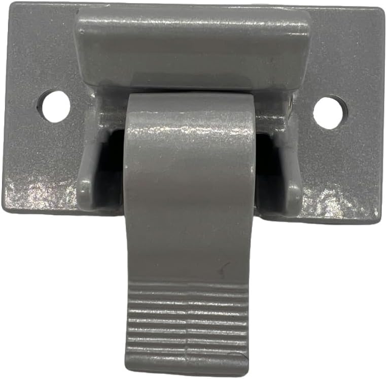 LXJZCPCompatible 3104653.005 3310811.009M RV Camper Trailer Bottom Mounting Bracket V/Camper/Trailer - A&E/ Awning Arm Lower Mounting Foot Grey and White Combination (2 Grey)