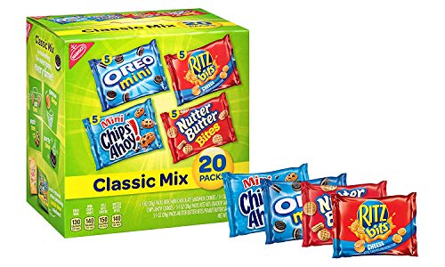 Classic Cookie & Cracker Variety Packs - 40 Individual Snack Packs Hot Sale