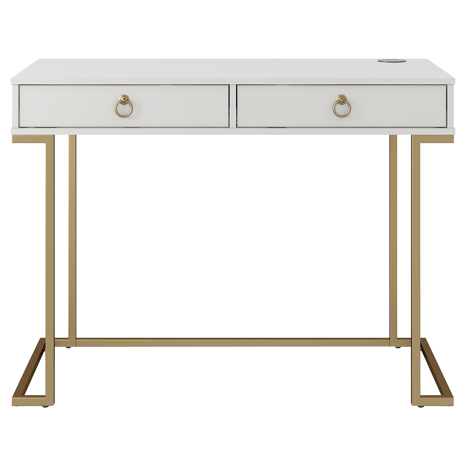 CosmoLiving by Cosmopolitan Camila Writing Desk, White