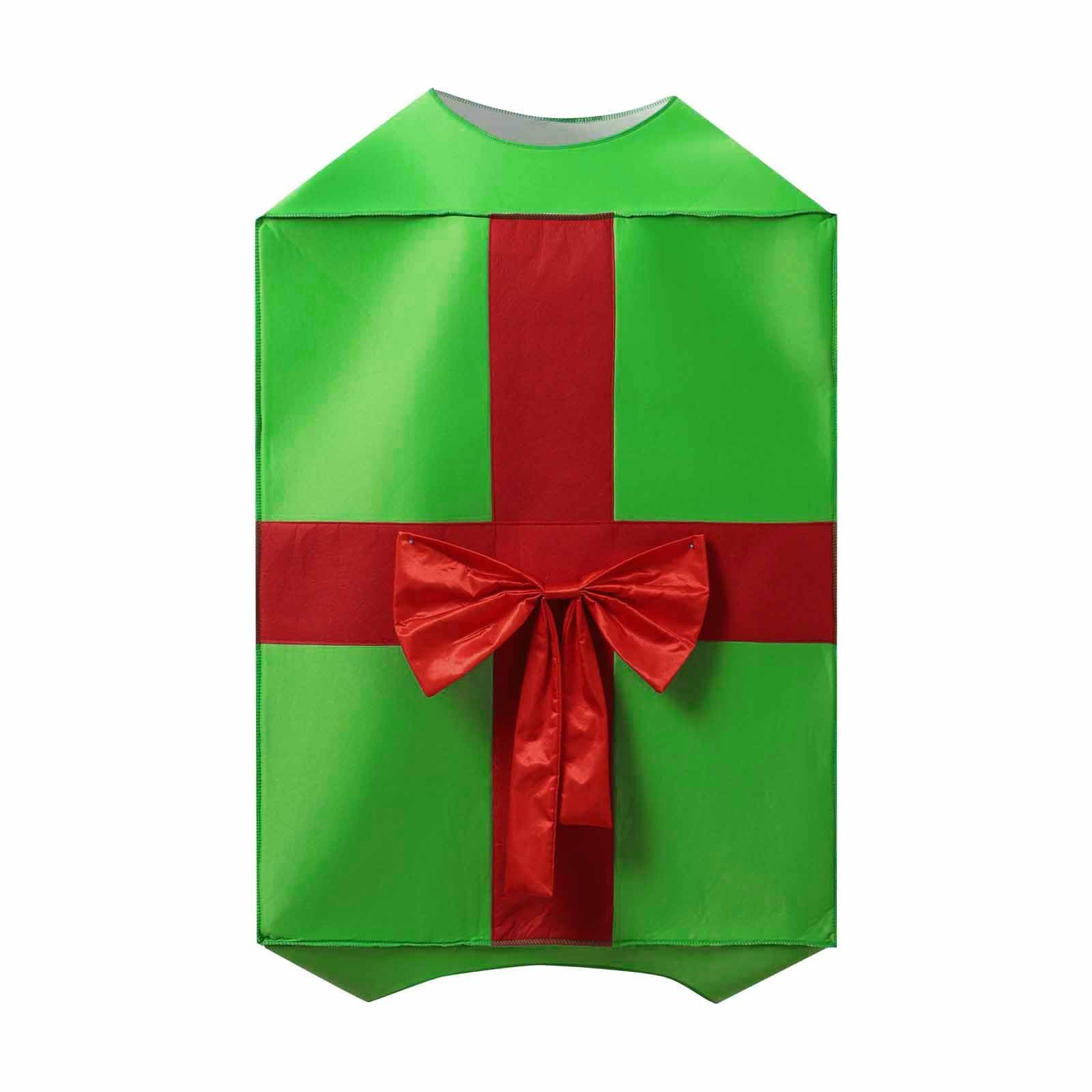 Faschingskostüme Damen Weihnachtsmann Kostüm Damen Santa Claus Verkleidung Mit Geschenkbox Design Perfekt Für Weihnachtsparty Bühnenauftritt Cosplay Event Weihnachtsmann Kostüm