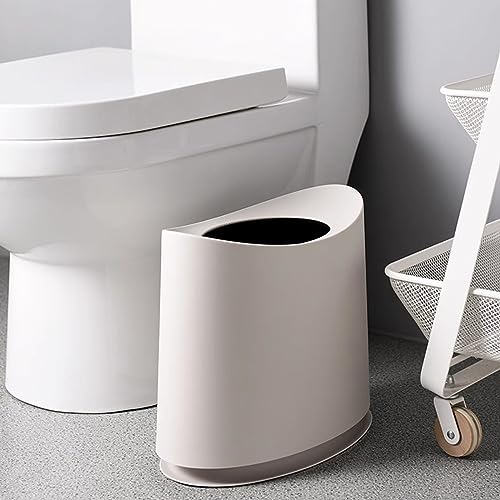 Cubo de basura de plástico de dos capas que oculta las bolsas 3