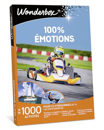 Wonderbox - Coffret Cadeau - Emotions - 1700 activités Sportives