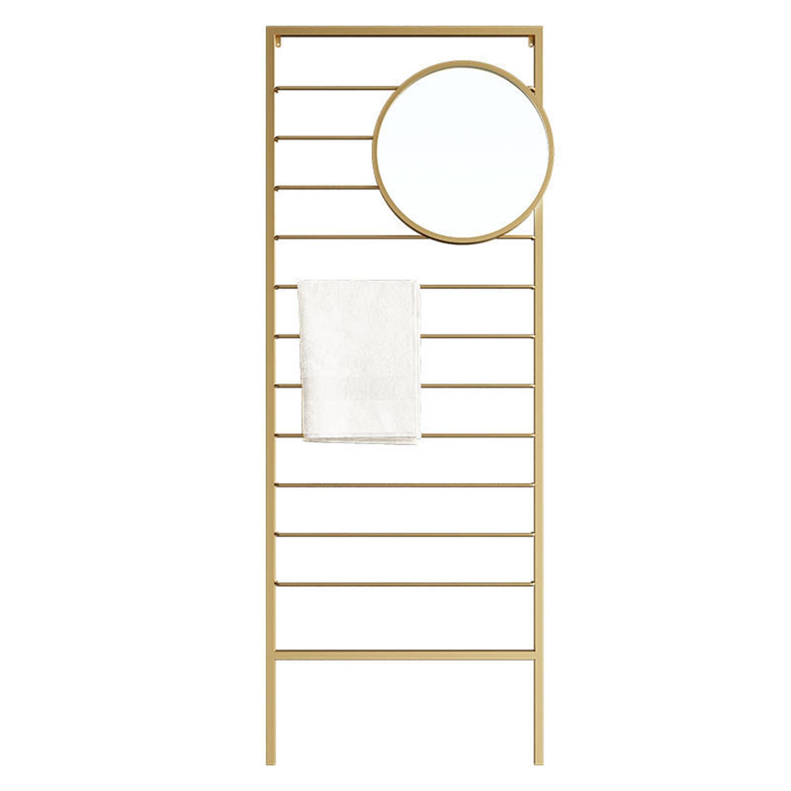 FGXHHS Metal Coat Rack Stand with Hat Hooks, Space-Saving Entryway Organizer for Jackets and Coats, Creative Corner Garment Hallway Wardrobe Storage
