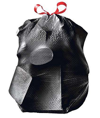 GLAD ForceFlex Large Drawstring Trash Bags, 30 Gallon Black Trash Bags for Large Kitchen Trash Can, Mountain Air Scent… - Image 6