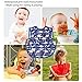 Joyo roy Mess Proof Baby Bibs 6-12 Months Waterproof Toddler Baby Boy Bibs for Eating Machine Washable Sleeveless Smock Bib Travel Reusable Led Weaning Apron for Feeding Bib with Food Catcher