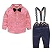 Produktbild Nwada Baby Smoking Anzüge für Baby Jungen Rot 6-12 Monates