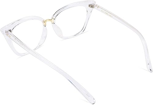 Miniatura 5 de Paquete de 2 lentes de lectura para mujer, diseño de ojo de gato de gran tamaño, con bloqueo de luz azul, para lectura de computadora