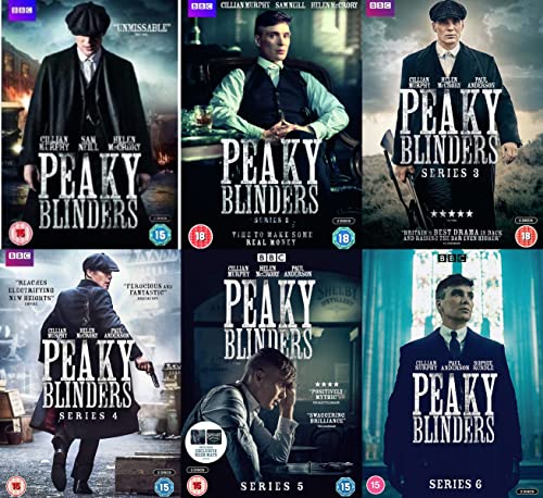 Peaky Blinders Series 1-6 Complete DVD - Peaky Blinders Series 1,2,3,4,5,6 DVD - Peaky Blinders All 6 Seasons DVD
