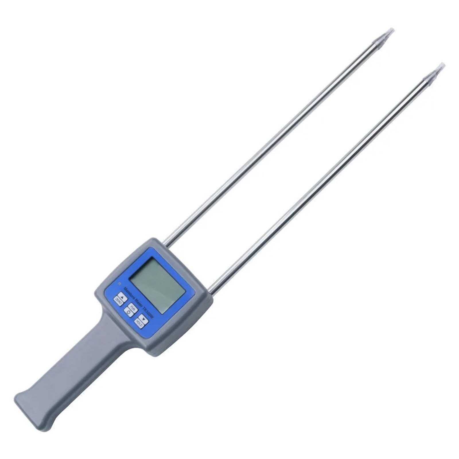 Llawqsm One Color Moisture Meter, Hygrometers Professional Wood Sawdust Powder Hay Bale Peat Moisture Meter Tester Digital Lcd Humidity Analyzer